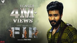 FIR  Official Teaser  Vishnu Vishal Gautham Menon Manjima Mohan Raiza Wilson Reba Monica John [upl. by Talia]