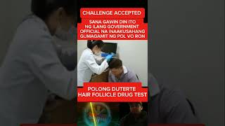 HAIR FOLLICLE DRUG TEST shorts shortvideos memes trending pbbm vpsara [upl. by Gaspard]