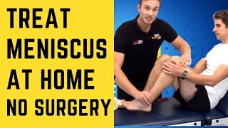 Treat Meniscal Injury at Home Without Surgery [upl. by Ellennahs77]