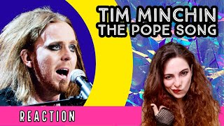 American Reacts  TIM MINCHIN  The Pope Song [upl. by Ethel463]