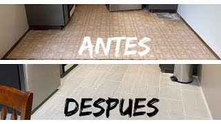 Como Instalar Tile En La Cocina y Comedor Paso a Paso Para Principiantes [upl. by Leugar]