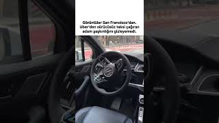 Şoförsüz arabaGörüntüler San Francisco’dan Uber’den sürücüsüz taksi çağıran adam [upl. by Earas696]