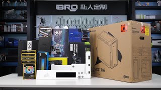 「BRO」4K PC Build Corsair iCUE 5000T RGB Full White Theme With 13900KRTX4090海盗船5000T 全白色主题 pcbuild [upl. by Ecinnaj]