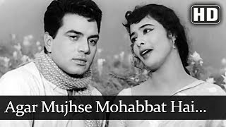 Agar Mujhse Mohabbat Hai HD  Aap Ki Parchhaiyan Song  Dharmendra  Supriya Choudhury [upl. by Keating]