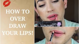 How to Overdraw Your Lips  MannyMua [upl. by Cedar263]