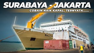 TRIP PAPUA  Ep28 Surabaya  Jakarta Naik Kapal Cuma 5 Orang [upl. by Riamo]