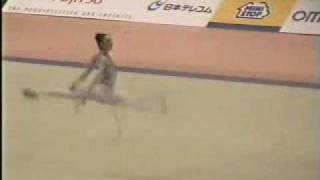 Anna Bessonova Hoop Aeon Cup 2001wmv [upl. by Netsuj]