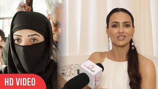 Every Burkha Girl Is Not A muslim  Never Judge Any Person  Sana Khan Reaction On Judgement [upl. by Ahlgren]