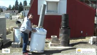 Energy Corps Montana Building a Biochar Retort Kiln [upl. by Eilsil739]