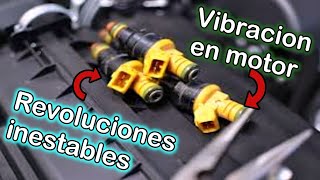 INYECTORESRevoluciones INESTABLES PERDIDA de POTENCIA y VIBRACIONES en MOTOR [upl. by Changaris]