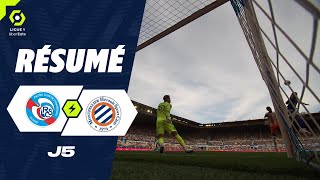 RC STRASBOURG ALSACE  MONTPELLIER HÉRAULT SC 2  2  Résumé  RCSA  MHSC  20232024 [upl. by Tomkiel257]