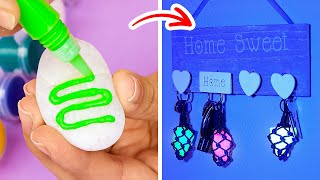 Easy Rock Painting Ideas amp Creative Drawing Hacks for Home Artistry 🎨🌟 [upl. by Ahsahtan185]