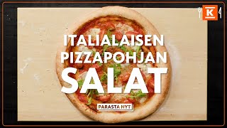 Italialainen pizzapohja  Parasta nyt  KRuoka [upl. by Keisling]