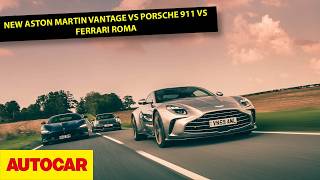 New Aston Martin Vantage vs Ferrari Roma vs Porsche 911 Turbo S  Whats the best sports car [upl. by Maurizia647]