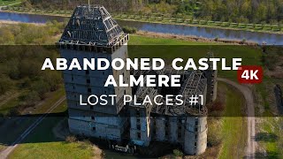 Drone 4K Abandoned Castle Almere  Lost Places 1 🇳🇱 [upl. by Elpmet]