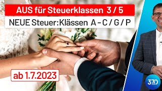 Zum 1 APRIL 🤣 AUS für die Steuerklassen 3 und 5 Änderungen für Ehegatten Ehegattensplitting [upl. by Ahseiuqal]