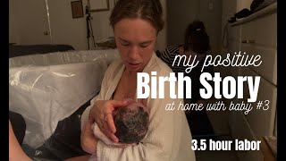 The Raw amp Real Story of my Fast and Natural Home Birth at 39 Weeks [upl. by Freedman512]