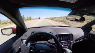 2016 Cadillac ATSV Coupe 6MT  WR TV POV Test Drive [upl. by Einnel]