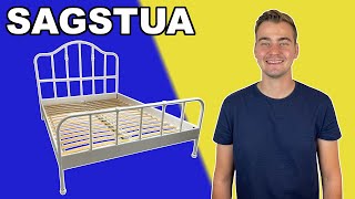 Step By Step  SAGSTUA Bed Frame IKEA Tutorial [upl. by Lorien]