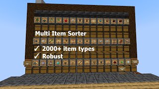 Multi Item Sorter modular  Sorts more than 2000 item types [upl. by Reyam]