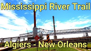 🏃Mississippi River Trail  Algiers Point  New Orleans LA [upl. by Dasya]