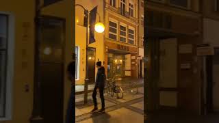 wroclaw poland europe night view youtubeshorts viralvideo millionviews honeysingh paradox [upl. by Nylear]