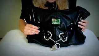 Shopping Channel PursesBags Demonstration RP Soft Spoken Soft Hands Leather Crinkling [upl. by Yecram]