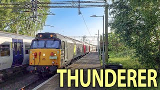 Trains at Chelford incl 50008 Thunderer 27052023 [upl. by Seeto]