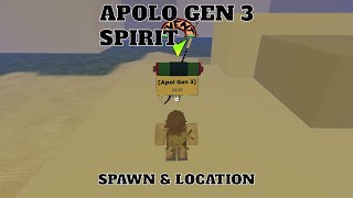 NEW APOL GEN 3 TAILED BEAST SPAWN amp LOCATION  Shindo Life Roblox [upl. by Ahsimak]