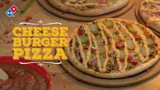 Dominos New Cheese Burger Pizza TVC 2018 [upl. by Eilrak424]