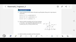 Matematik Tingkatan 4 Bab 1  Praktis Kendiri 11c [upl. by Wilde]