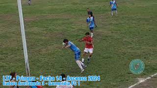 LTF  Primera  Fecha 14  Ascenso 2024 Eudoro Avellaneda 3  Garmendia FC 1 [upl. by Llerdnod187]