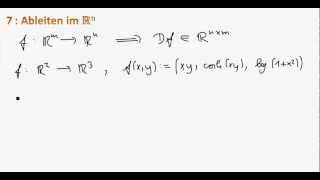 Mathe II 7  Ableiten im Rn Kettenregel [upl. by Ytoc147]