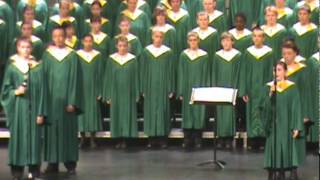 quotGloria in Excelsis Deoquot performed by West Junior High School A Cappella Choir [upl. by Corri]