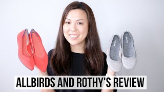 Allbirds Tree Breezers and Rothys The Point Unboxing and Review [upl. by Eimaraj]