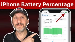 5 Ways To Show iPhone Battery Percentage [upl. by Eux]