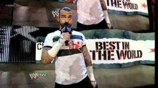 CM Punk sings the Goodbye Song to John Laurinaitis HQ [upl. by Eirroc]