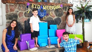 Opening Eid Presents with HZHtube Family Vlogs [upl. by Assele]