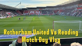 Rotherham United 21 Reading Vlog  202425 [upl. by Niar]