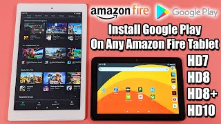 How To EASILY Download Google Play Store On Latest Amazon Fire 8 Tablet [upl. by Nimesay]