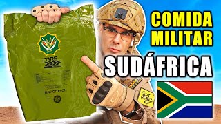 Probando la EXTRAÑA COMIDA MILITAR de SUDÁFRICA  MRE Africa Menu 3 [upl. by Nnahgaem]