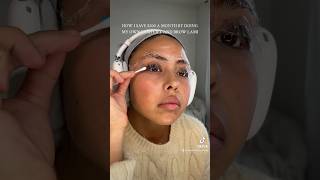 DIY LASH LIFT AND BROW LAMINATION athomebeauty diylashextensions beautyhacks [upl. by Ohs]