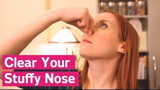 How To Clear A Stuffy Nose Instantly [upl. by Ybloc]