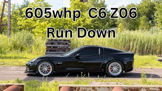 HeadsCam Corvette C6 Z06 Run Down [upl. by Oiracam674]