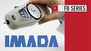 IMADA FB series Dial Force Gauge product video presentation [upl. by Sirob427]