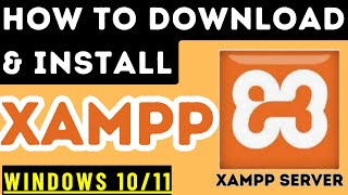 How to install xampp and host a website on windows 1011  Install XAMPP Server on Windows1011 [upl. by Eirruc]