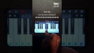 Tum Se Song Piano Tutorial  Shorts  Easy Piano Tutorial  ThePianoClass [upl. by Aysan]