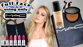 full face using MAC COSMETICS 💗 lots of new products  GRWM [upl. by Naloc]