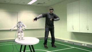 Real Time Robot Control via FullBody Motion Capture [upl. by Sugirdor]