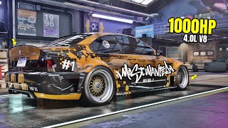 Need for Speed Heat Gameplay  1000HP BMW M3 E46 Customization  Drift Build [upl. by Tuck724]